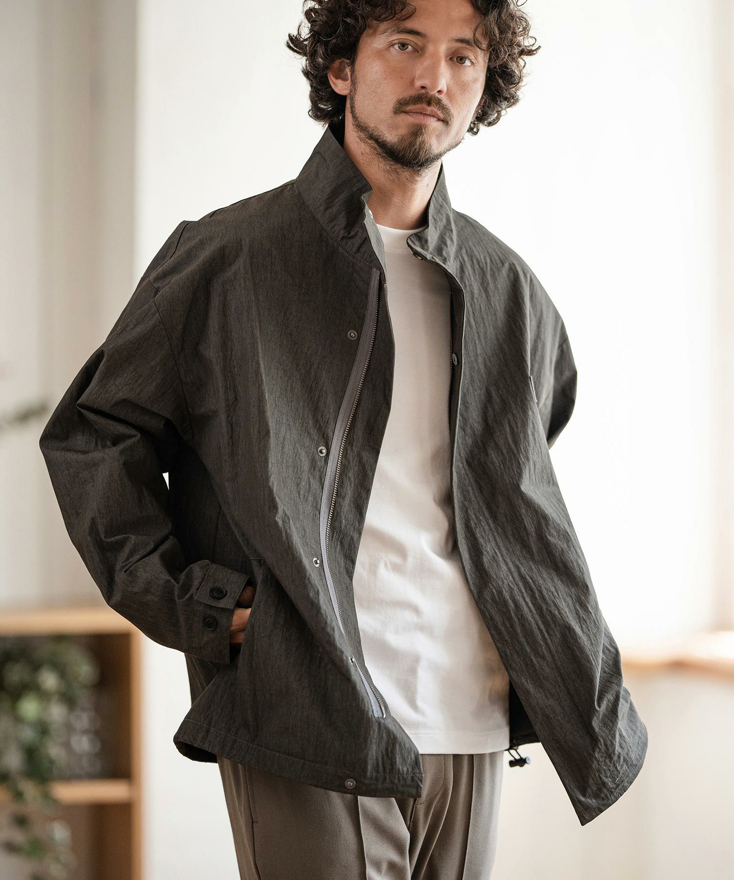 50%OFF【Magine(マージン)】MILITARY STAND COLLAR JACKET ジャケット 