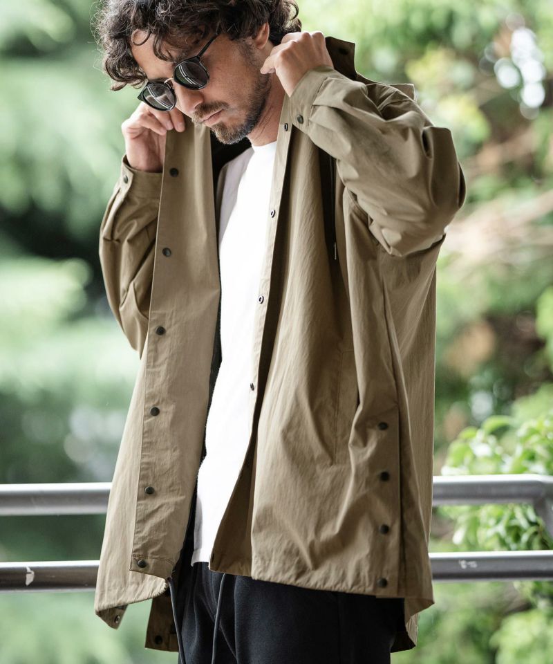 MACHATT マチャット グログラントレンチジャケット 50%OFF【Magine(マージン)】COTTON NYLON HOOD SHIRT COAT