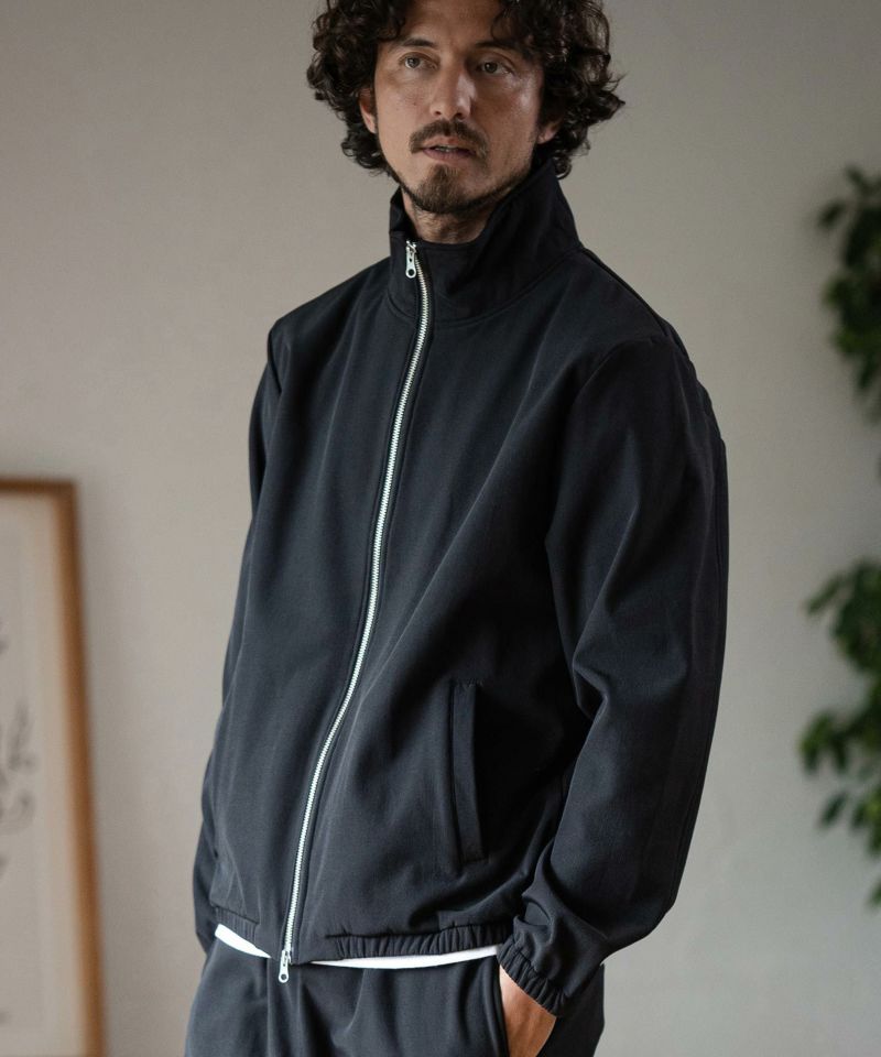 Magine(マージン)】BRUSHED STRETCH NYLON STAND COLLAR BLOUSON