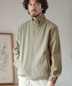 Magine(マージン)】BRUSHED STRETCH NYLON STAND COLLAR BLOUSON