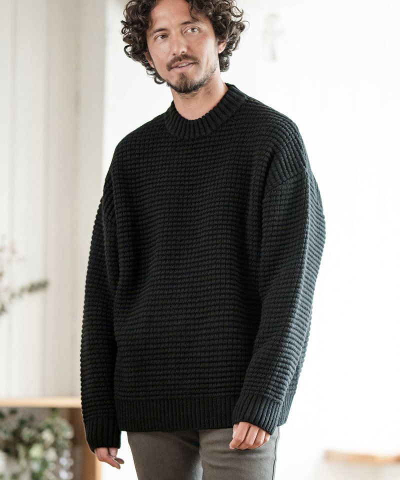 Magine(マージン)】AZEAMI MOCK NECK KNIT PULLOVER ニット(MGN-232