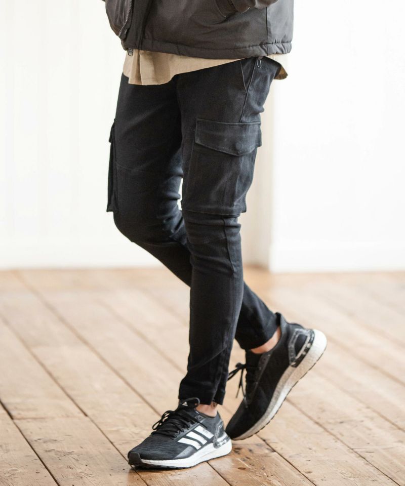 Magine STRETCH TWILL SKINNY CARGO PANTS MGN 232 012 CAMBIO