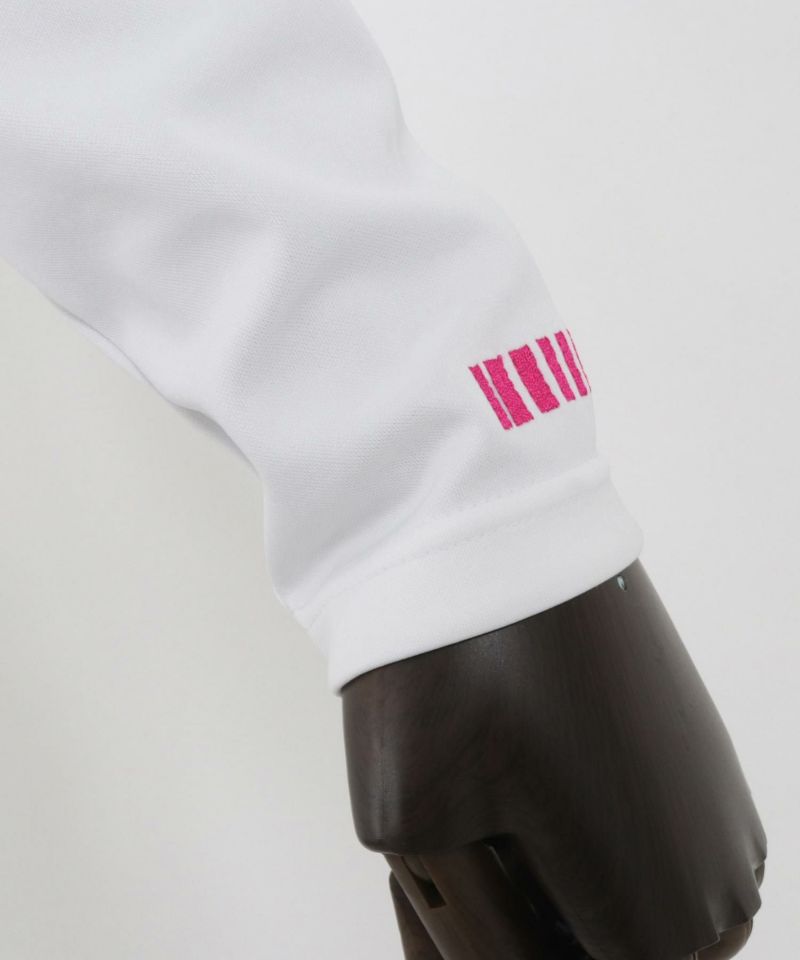 60%OFF【felkod(フィルコッド)】Barcode Print Mock Neck Long Sleeve