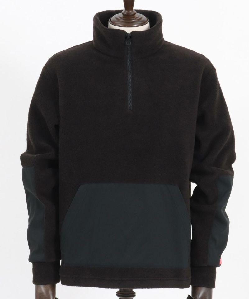 felkod(フィルコッド)】Accent Fleece Half Zip Pullover カットソー