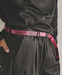 pink belt x black