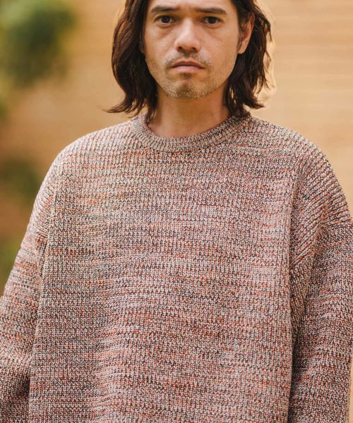 CAMBIO Patchwork Like Cable Knitプルオーバー