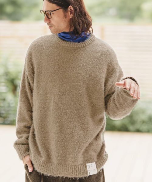 CAMBIO(カンビオ)】Shaggy Knit Pullover ニット(PF-232-006) | CAMBIO