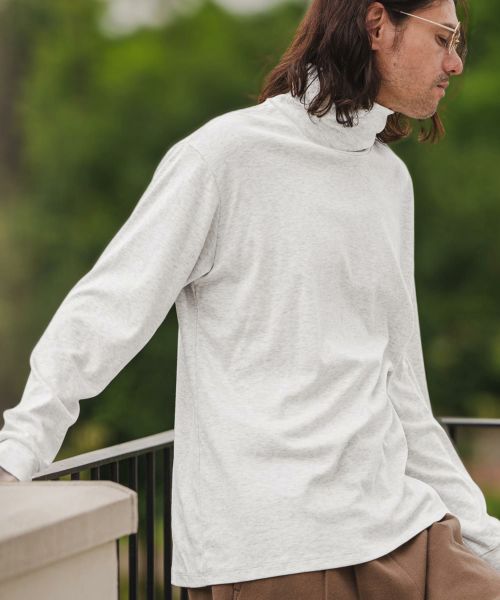 50%OFF【CAMBIO(カンビオ)】ベーシックタートルネックカットソー (CMB-R0014)