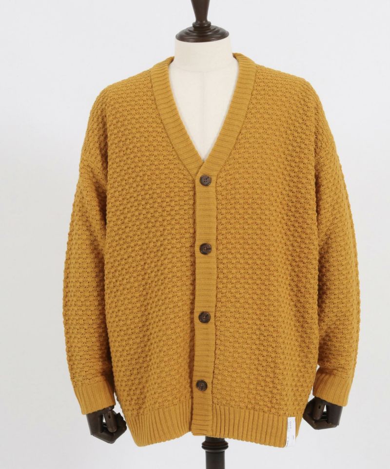 CAMBIO(カンビオ)】Waffle Knit Cardigan カーディガン(PF-232-005