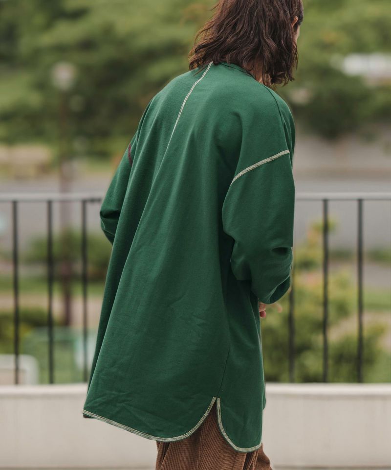 CAMBIO(カンビオ)】MINI URAKE Center Switch Pullover スウェット