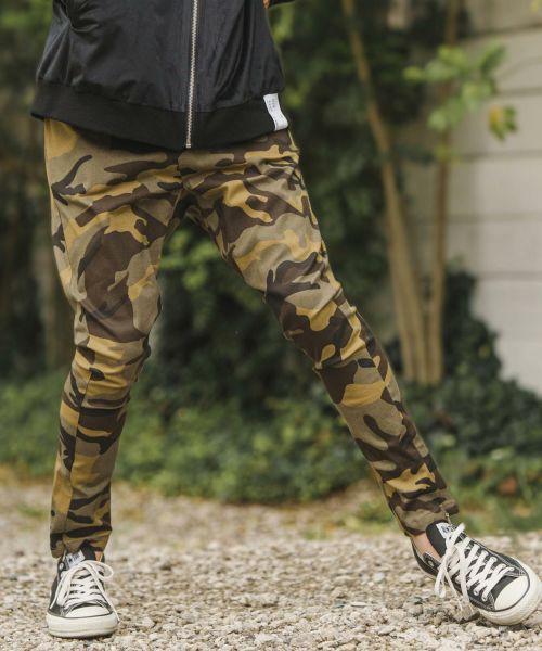 CAMBIO(カンビオ)】Camouflage Sweat Jodhpurs Pants スウェットパンツ 