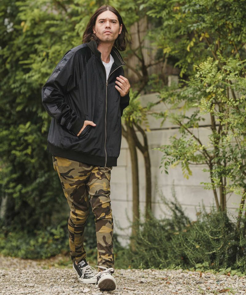 CAMBIO(カンビオ)】Camouflage Stretch Twill Jodhpurs Pants