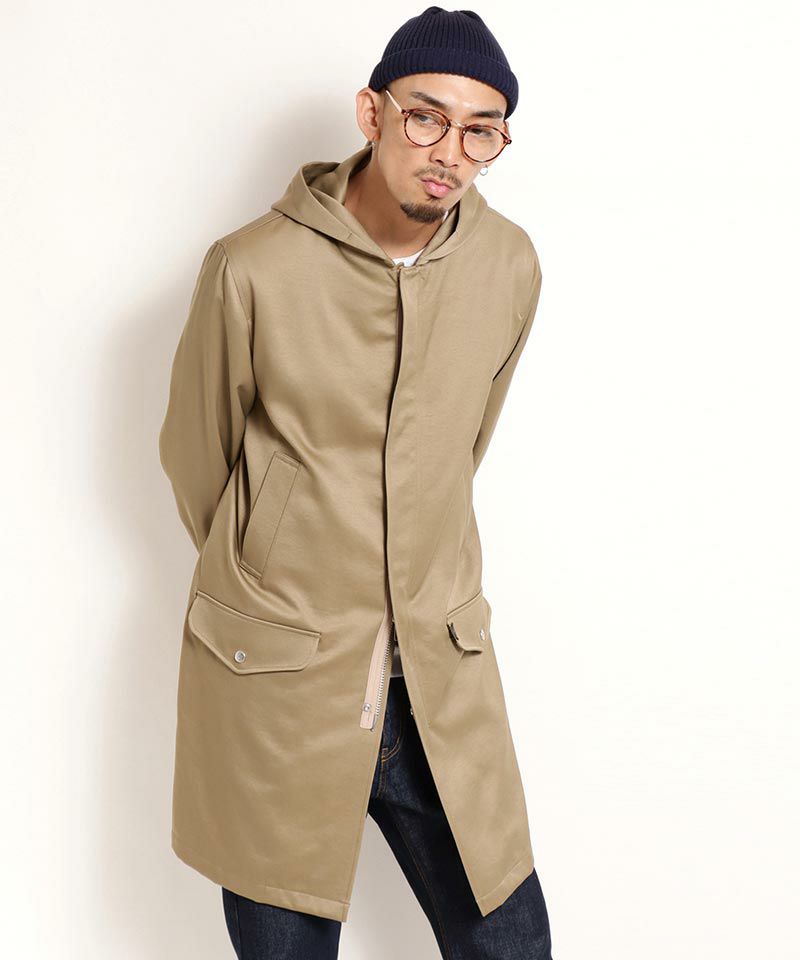 ROTAR(ローター)】Nylon Satin Mods Coat モッズコート(rt2351001