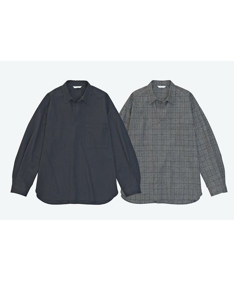 VICTIM(ヴィクティム)】BIG SKIPPER SHIRTS スキッパーシャツ(VTM-23