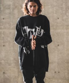 GLIMCLAP(グリムクラップ)】Logo jacquard sweater ニット(15-078-gla