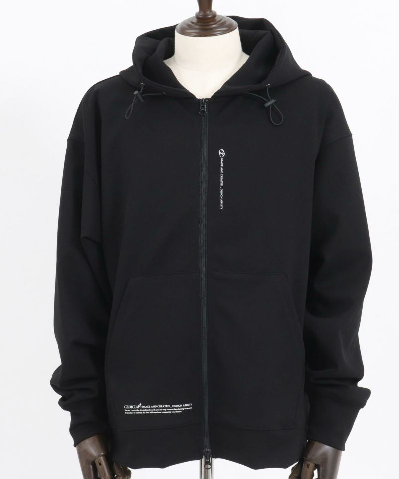 GLIMCLAP(グリムクラップ)】Brushed fabric hoodie パーカー(15-092