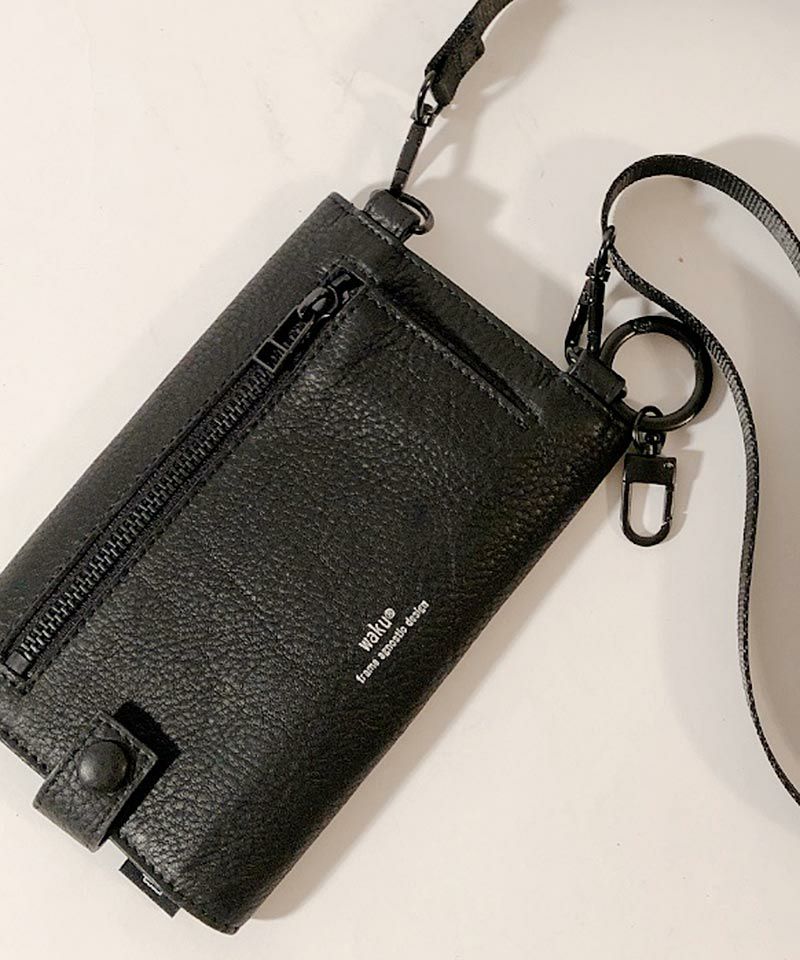予約販売3月中旬～下旬入荷】【waku(ワク)】ウォレットショルダー(WK