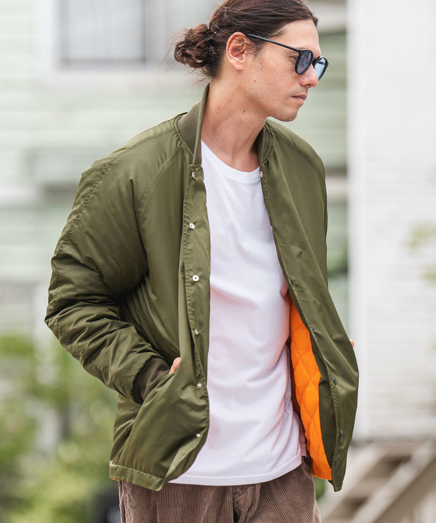C.E シーイー SIMULACRA BOMBER JACKET HONNE 中綿