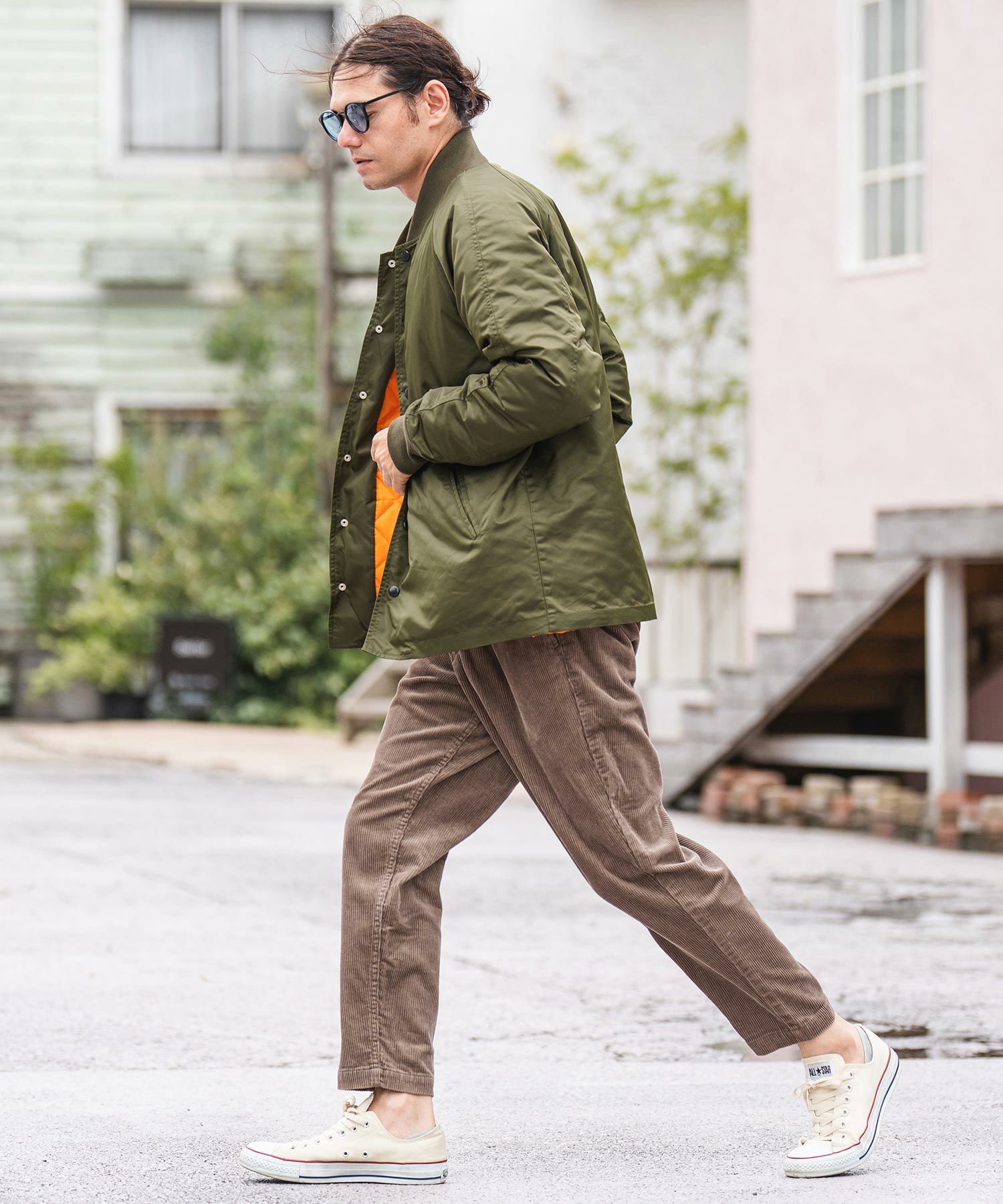 60%OFF【CAMBIO(カンビオ)】中綿ナイロンブルゾン(CMB-R0034) | CAMBIO