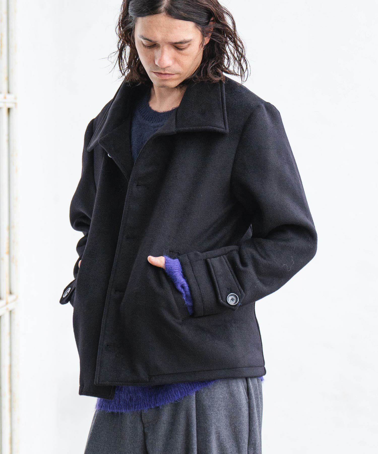 30%OFF【CAMBIO(カンビオ)】メルトンシングルPコート(CMB-R0039 