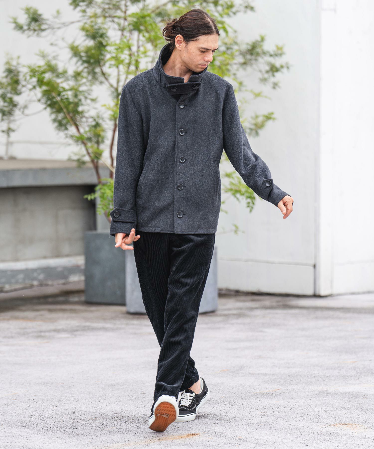 30%OFF【CAMBIO(カンビオ)】メルトンシングルPコート(CMB-R0039 