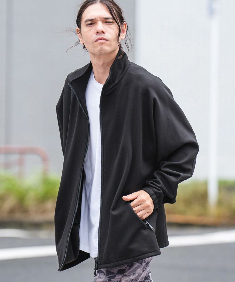 【CAMBIO(カンビオ)】Bonding Fleece Kersey Dolman Sleeve Stand Collar Jacket  スタンドカラージャケット(A13323cmb) | CAMBIO カンビオ