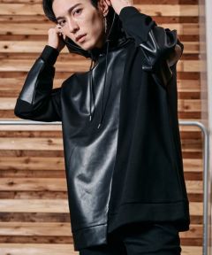 60%OFF【NO ID.(ノーアイディー)】ｽｲｯﾁﾝｸﾞBIGﾊﾟｰｶ(853006-521T