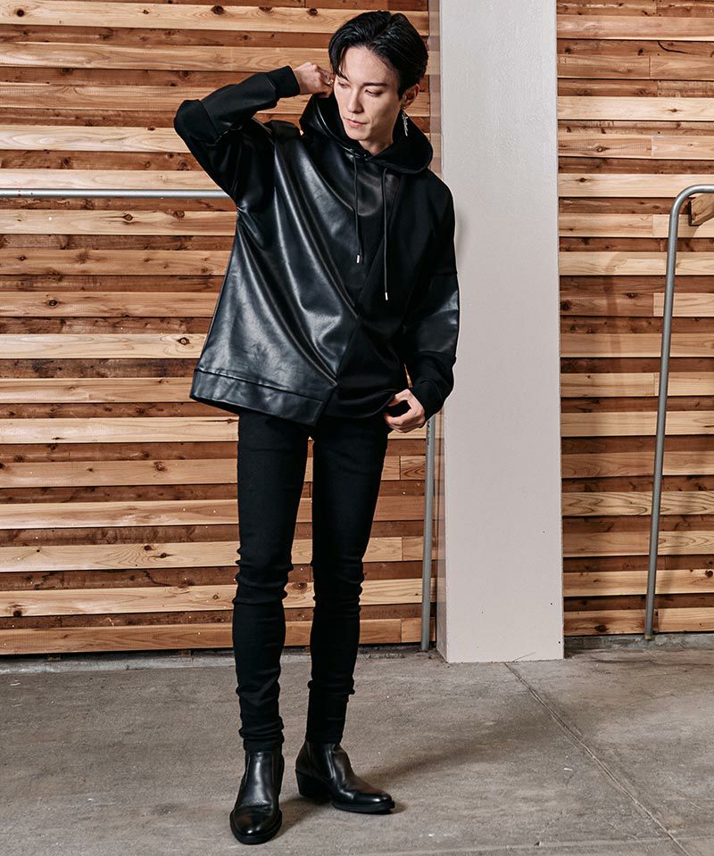 60%OFF【NO ID.(ノーアイディー)】ｽｲｯﾁﾝｸﾞBIGﾊﾟｰｶ(853006-521T