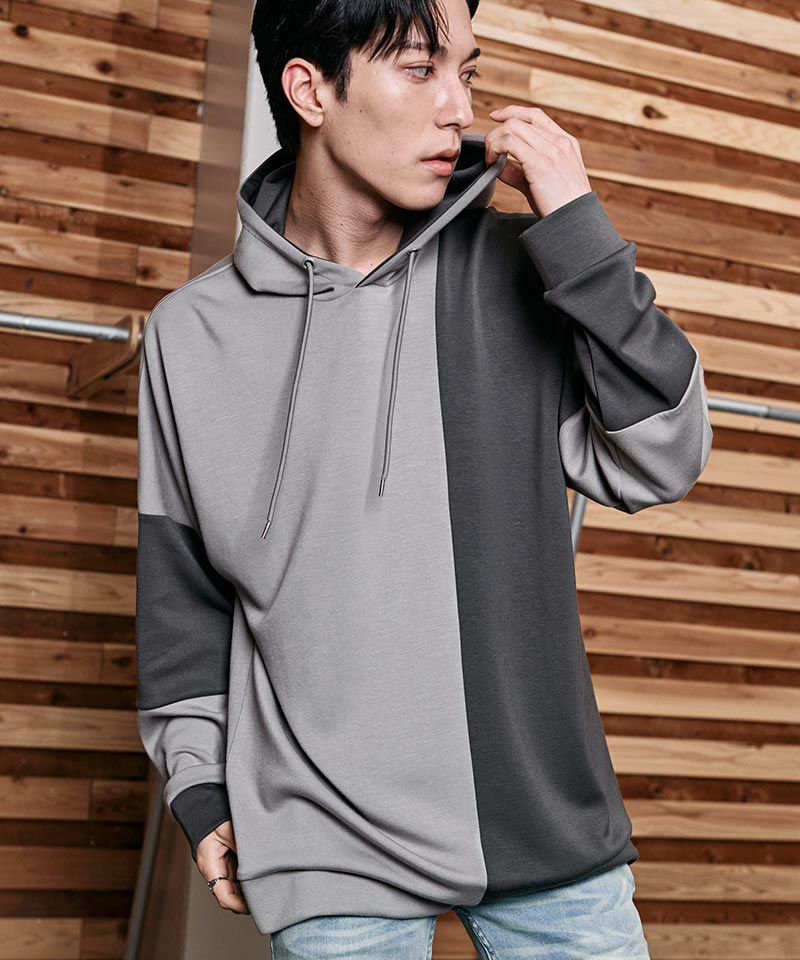 60%OFF【NO ID.(ノーアイディー)】ｽｲｯﾁﾝｸﾞBIGﾊﾟｰｶ(853006-521T