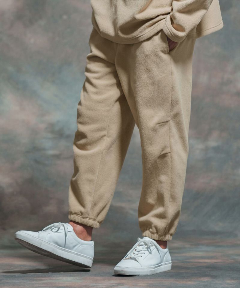 50%OFF【Jih Nunc(ジーヌンク)】フリーススウェットリブパンツ(JIH