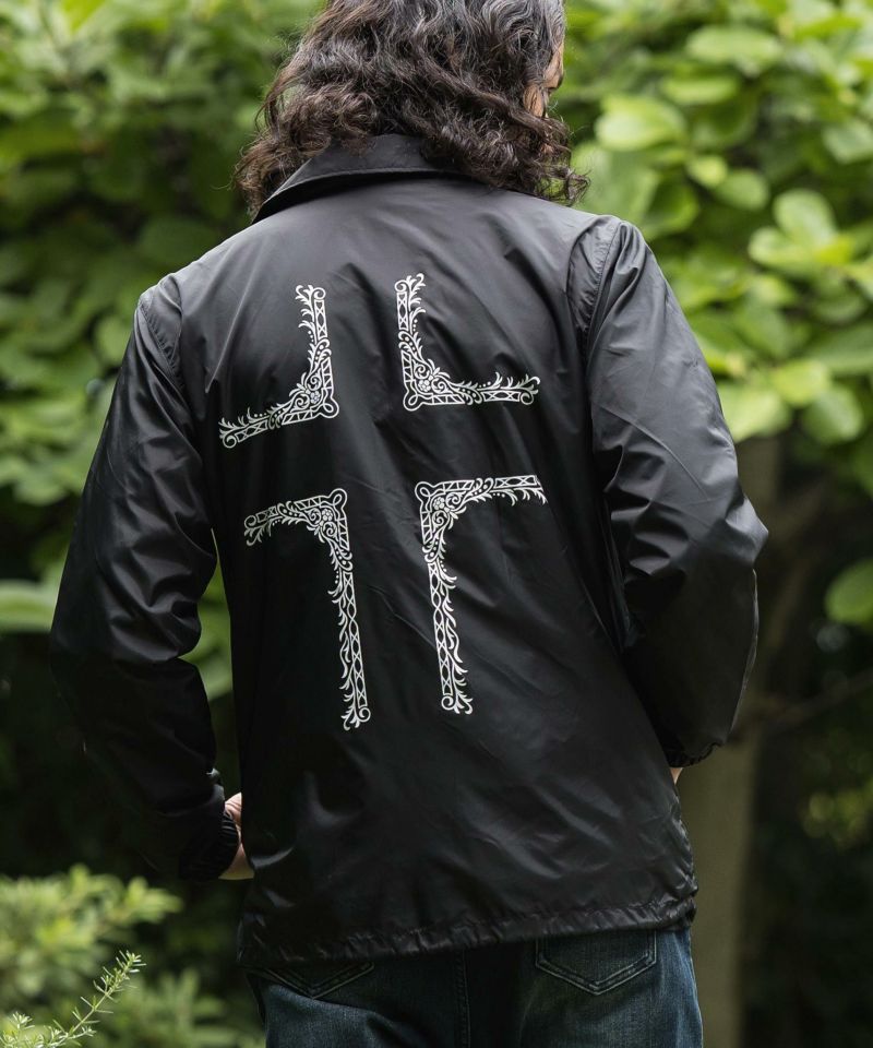 50%OFF【CAMBIO(カンビオ)】プリントコーチジャケット（Cross Frame