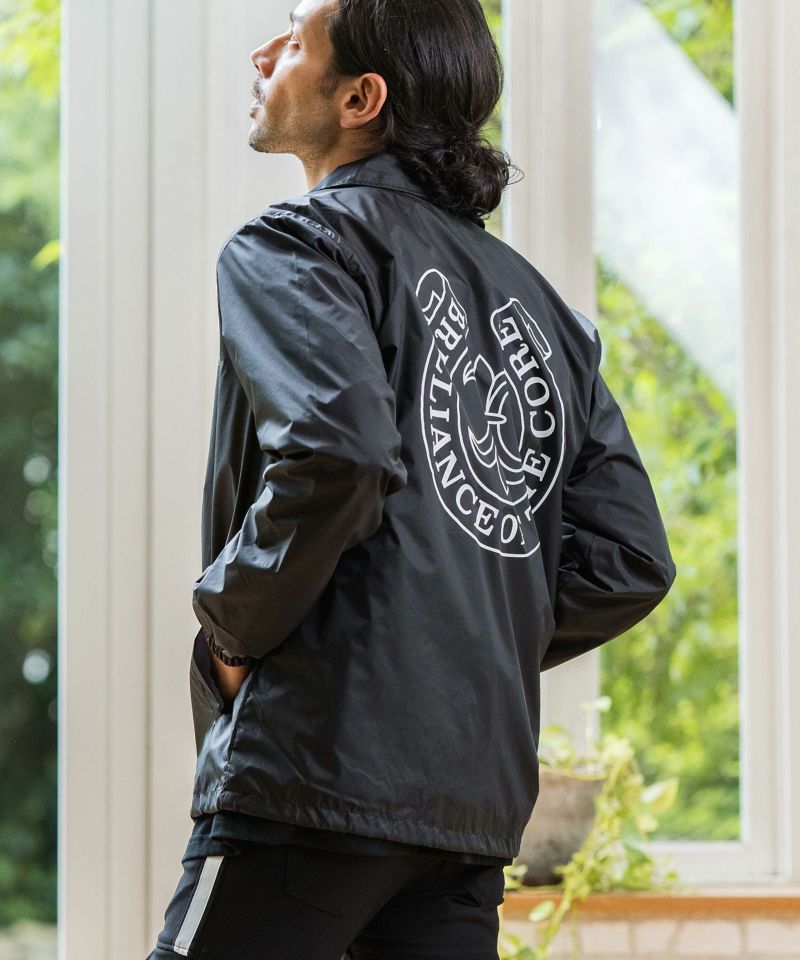 50%OFF【CAMBIO(カンビオ)】プリントコーチジャケット（Coat of arms