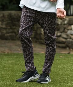 CAMBIO(カンビオ)】Micro Brushed Leopard Pants ブラッシュドパンツ