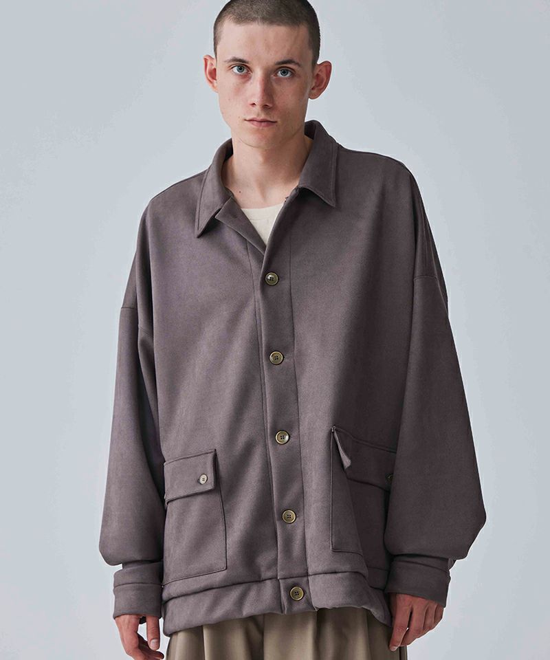 70%OFF【Iroquois(イロコイ)】TECH KNIT SUEDE BIG BZ ブルゾン(176106