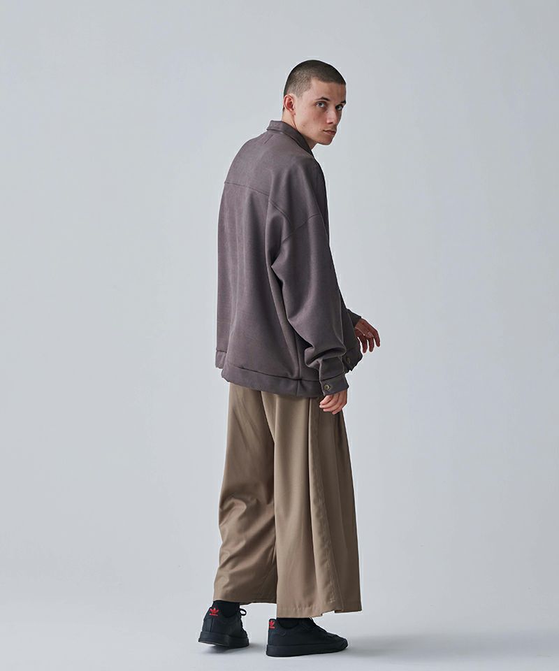 70%OFF【Iroquois(イロコイ)】TECH KNIT SUEDE BIG BZ ブルゾン(176106