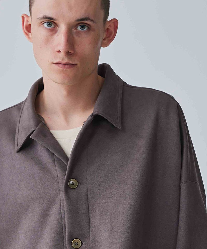 70%OFF【Iroquois(イロコイ)】TECH KNIT SUEDE BIG BZ ブルゾン(176106