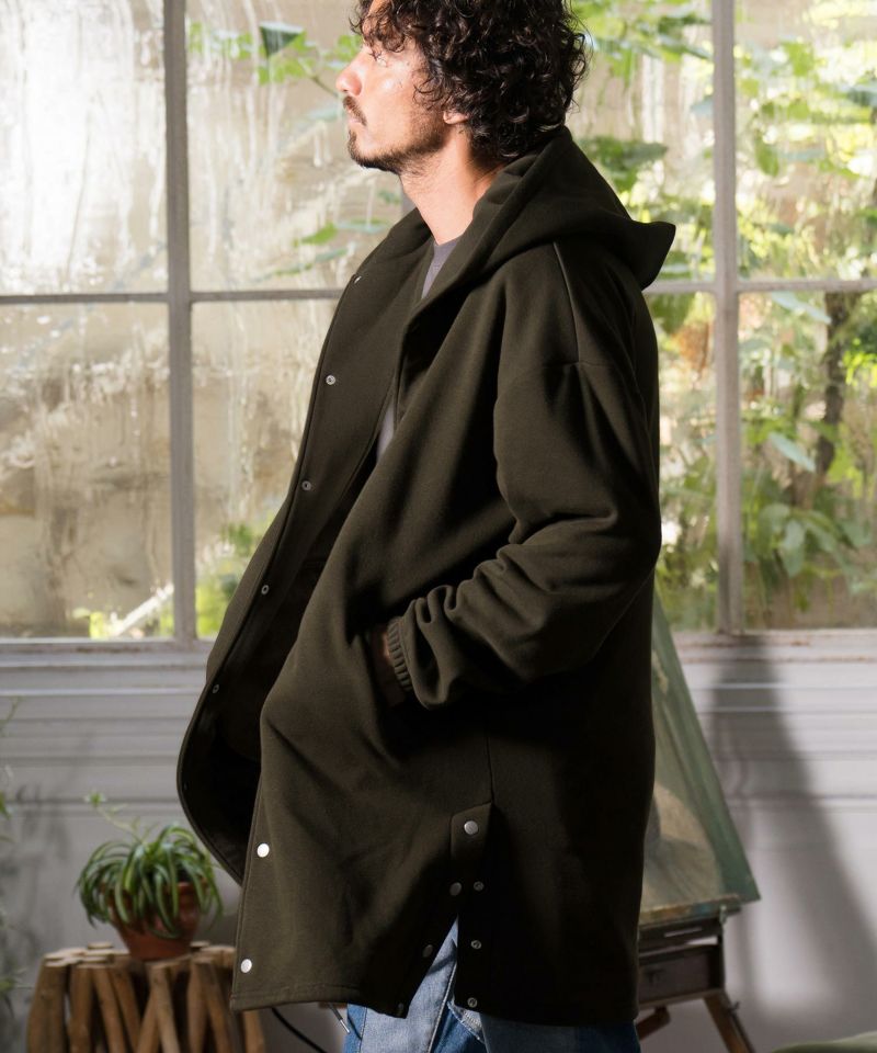 【ANGENEHM(アンゲネーム)】Shaggy lining material open-front hoodie  フードコート(AG01-018acd) | CAMBIO カンビオ