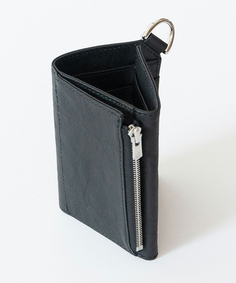 SENTI センティ / Dyneema Leather RING L ZIP WALLET ダイニーマ