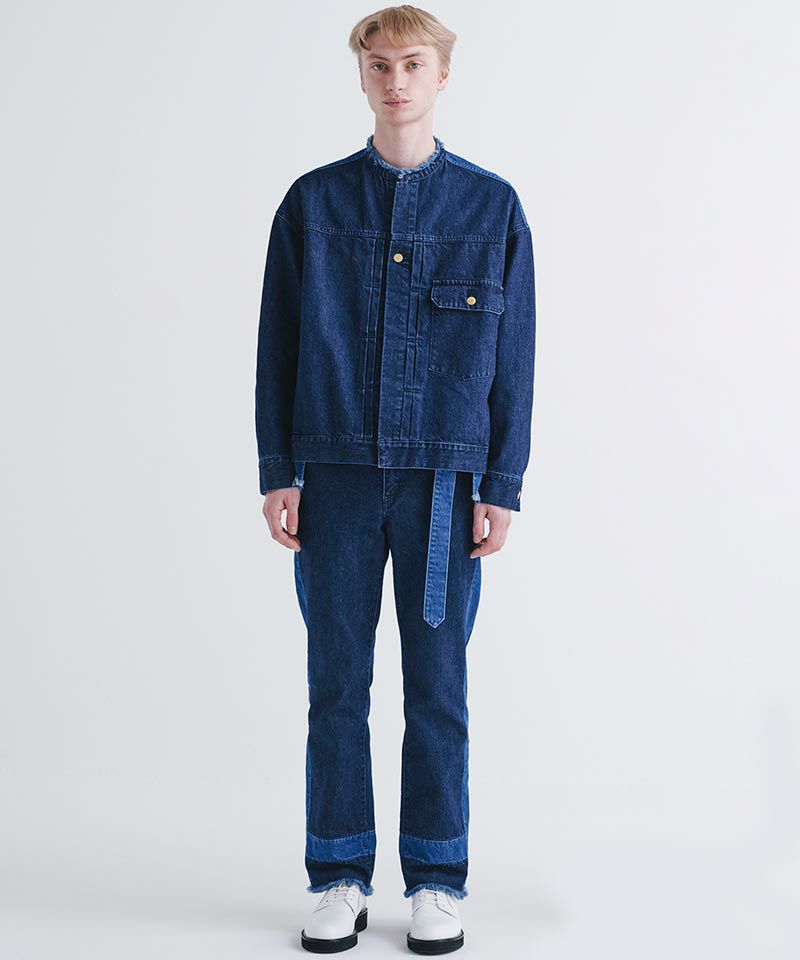 20%OFF【CULLNI(クルニ)】Side Line Straight Denim デニムパンツ 