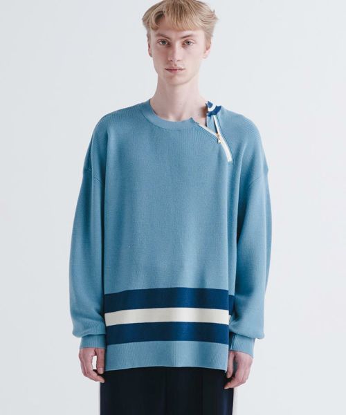 50%off【CULLNI(クルニ)】Mock Neck Layered Knit ニット(22-AW-044