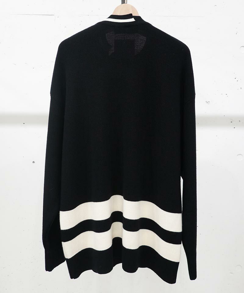 30%OFF【CULLNI(クルニ)】Neck Zip Line Knit ニット(23-AW-042