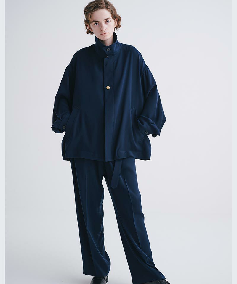 CULLNI(クルニ)】Double Satin Coach Jacket コーチジャケット(23-AW-031) | CAMBIO カンビオ