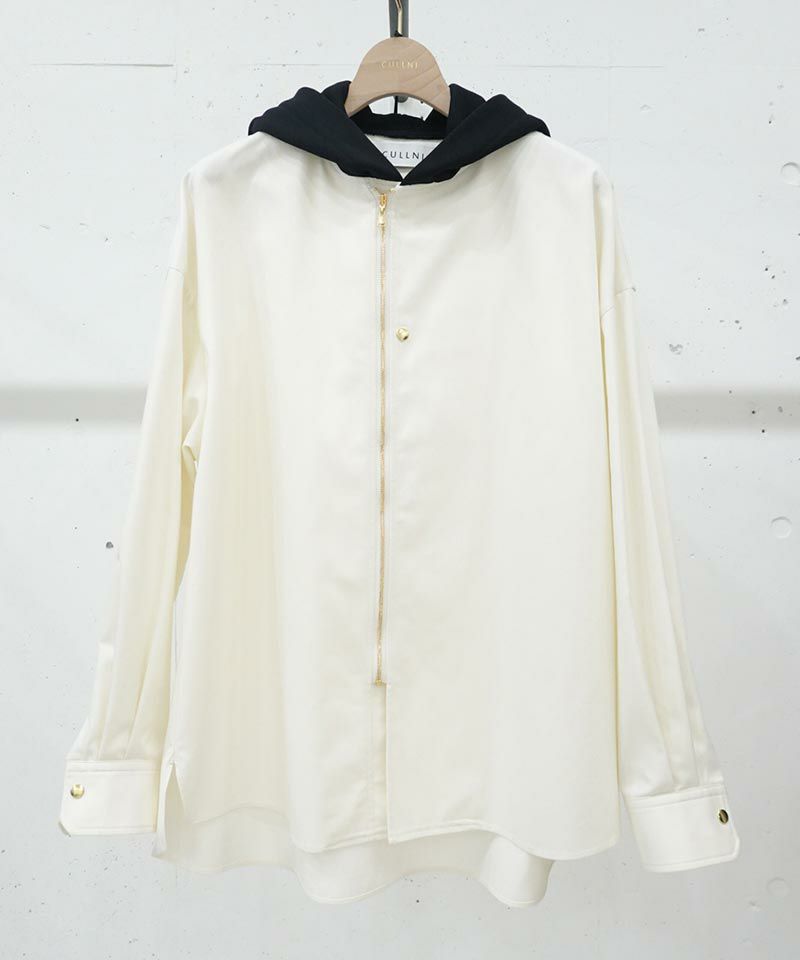 30%OFF【CULLNI(クルニ)】Chino Front Zip Hoodie パーカー(23-AW-017)