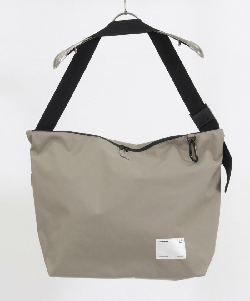 ADAM PATEK(アダムパテック)】water repellent nylon shoulder big bag