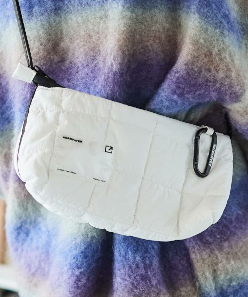 ADAM PATEK(アダムパテック)】square quilt BIG shoulder bag