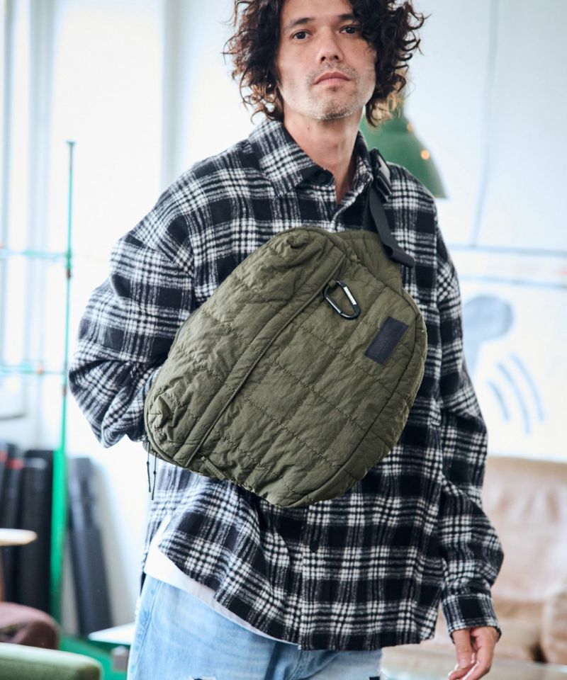 ADAM PATEK(アダムパテック)】square quilt BIG body bag ボディバッグ(AP2329006) | CAMBIO  カンビオ