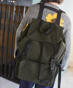 ADAM PATEK(アダムパテック)】nylon BIG military backpack バック