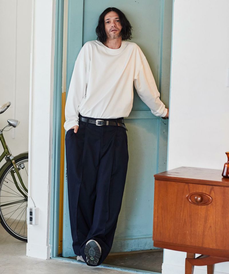 ADAM PATEK(アダムパテック)】italian leather belt ベルト
