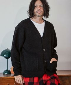 70%OFF【CAMBIO(カンビオ)】リングヤーンVカーディガン(CB23A