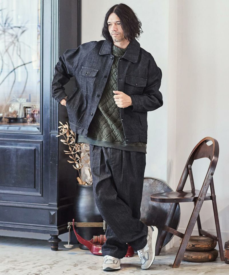 ジャケット Gジャン mj9538- Oversize Silhouette Denim Jacket デニム